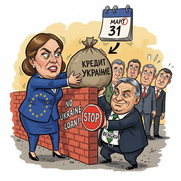 Еврокомиссия настаивает на утверждении кредита Украине до конца марта, Венгрия блокирует решение
