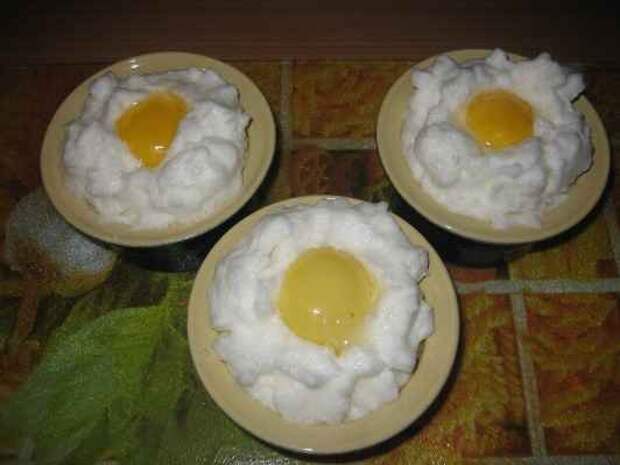 Запеченые яйца