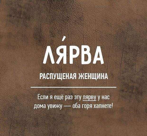 Редкие бранные слова русского языка (20 картинок)