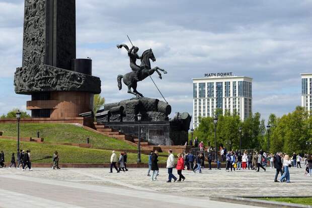 Монумент Победы на Поклонной горе / Фото: Екатерина Смолихина / amic.ru