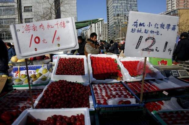 Китай: инфляция растет, а цены снижаются