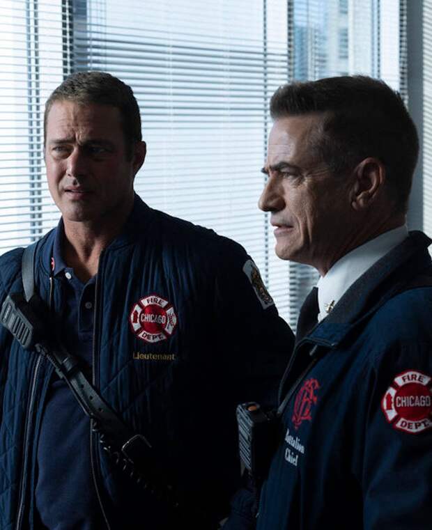 Severide and Pascal have a serious conversation.