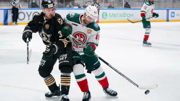 «Ак Барс» уступил «Адмиралу» в матче КХЛ, прервав серию из четырёх побед