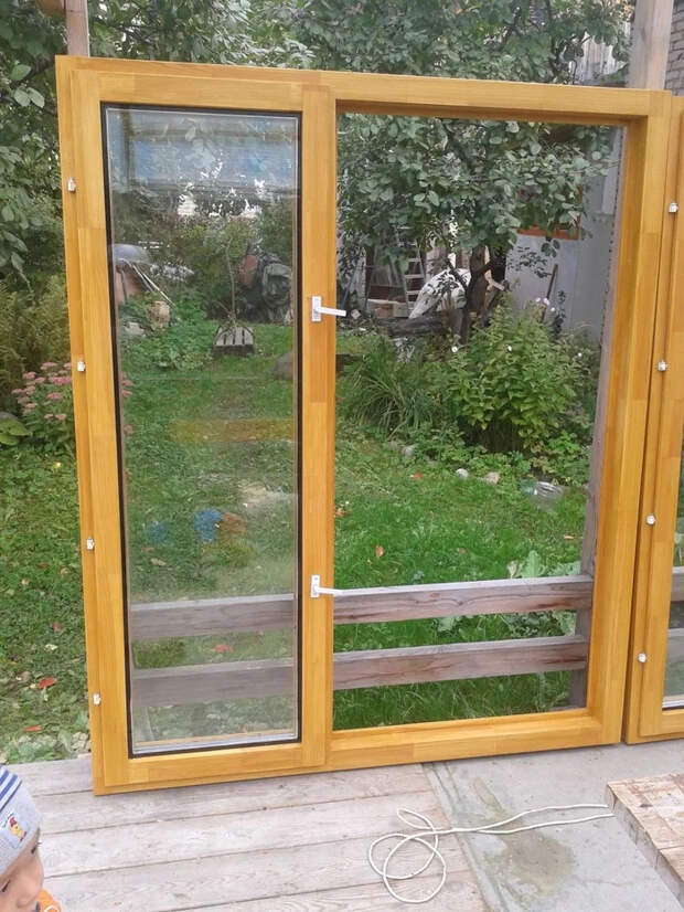Деревянные окна со стеклопакетами Окно, Стеклопакет, Столярка, Своими руками, Рукоделие с процессом, Длиннопост