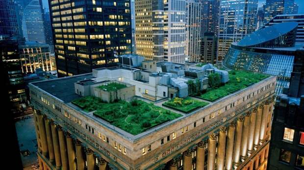 Архитекторы этих домов доказали, что сад можно разбить даже на крыше