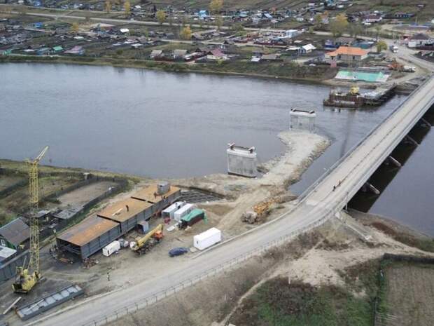 Обустройство пяти опор моста через Ингоду в Дарасуне закончится в начале ноября
