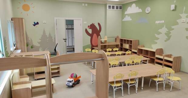 Новый детский сад на 100 мест построили в Красногвардейском районе Петербурга
