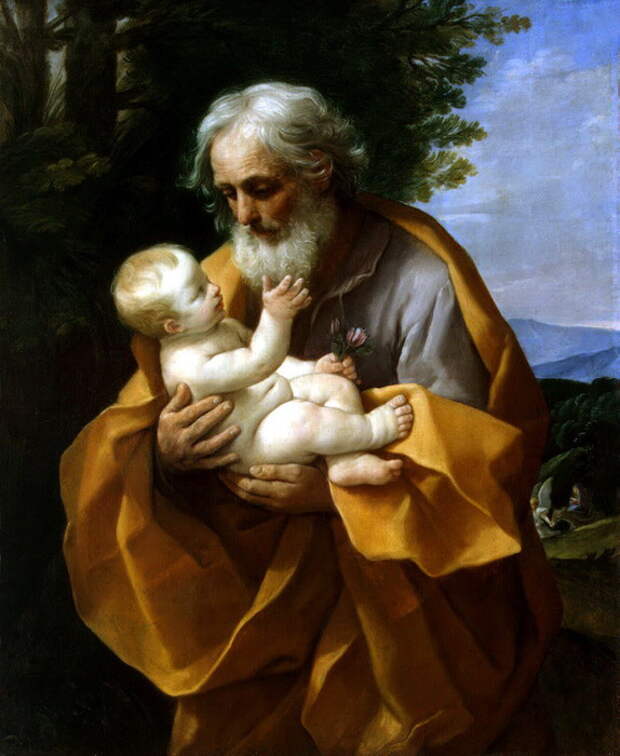 Рени, Гвидо - Иосиф с младенцем Христом на руках (574x700, 96Kb)