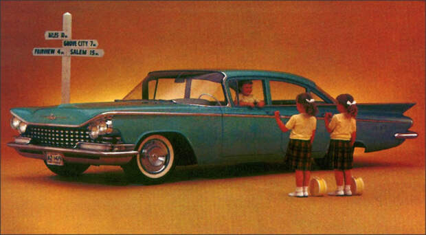 1959 Buick - автомобиль с бровями. 1959 Buick - автомобиль с бровями.