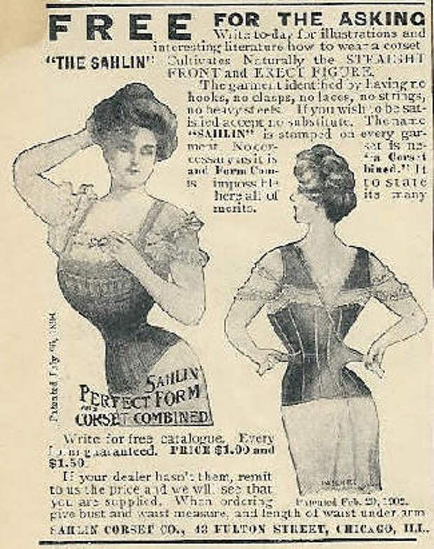 Увеличение груди 100 лет назад. Как это было?