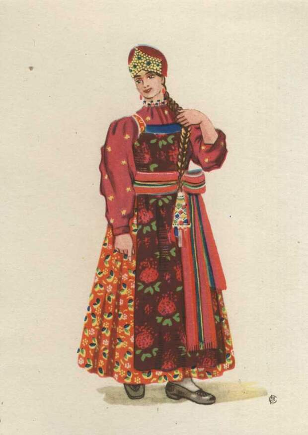 девичий костюм Забайкальской области
