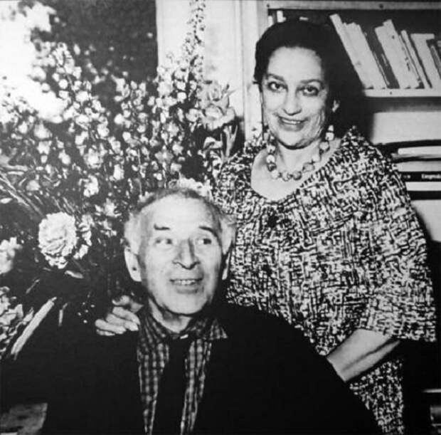 Марк Шагал с Валентиной.