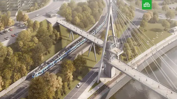 Через Москву-реку построят четыре пешеходных моста