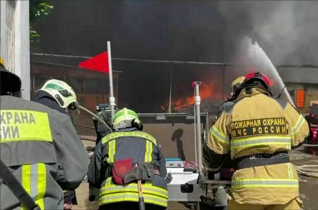 В Москве ликвидировали возгорание на Каширском шоссе