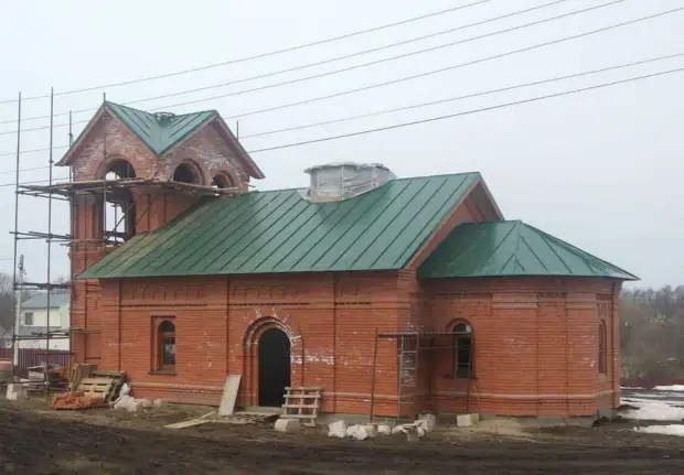 В Зарайске заканчивается строительство нового храма