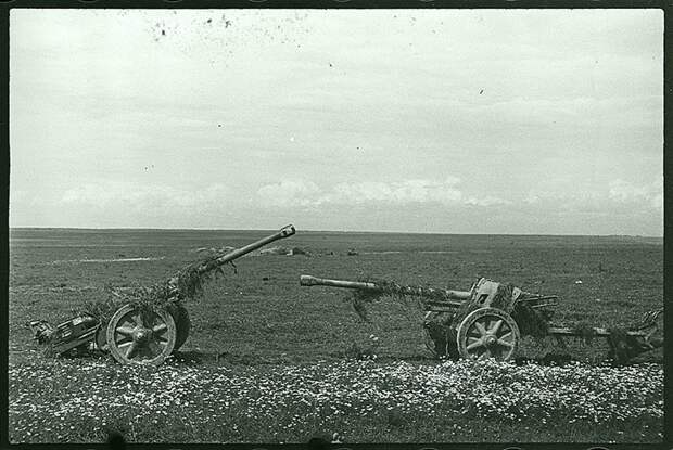 Отступающие немцы побросали боевую технику, 1943. Великая Отечественная война, СССР, история