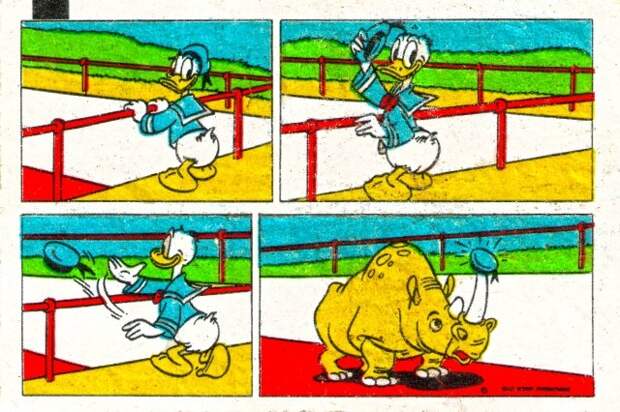 Коллекция вкладышей жевательной резинки Donald