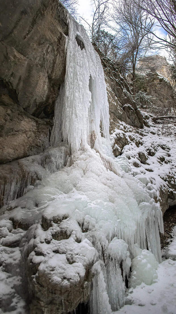 Зима в горах Крыма