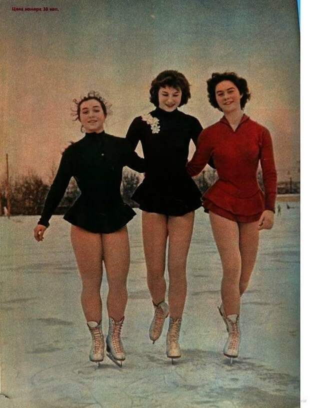 Фигуристки, 1961 год СССР, фото, это интересно
