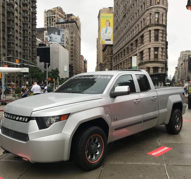 Workhorse says the W-15 electric pickup truck can do anything a gas pickup can.