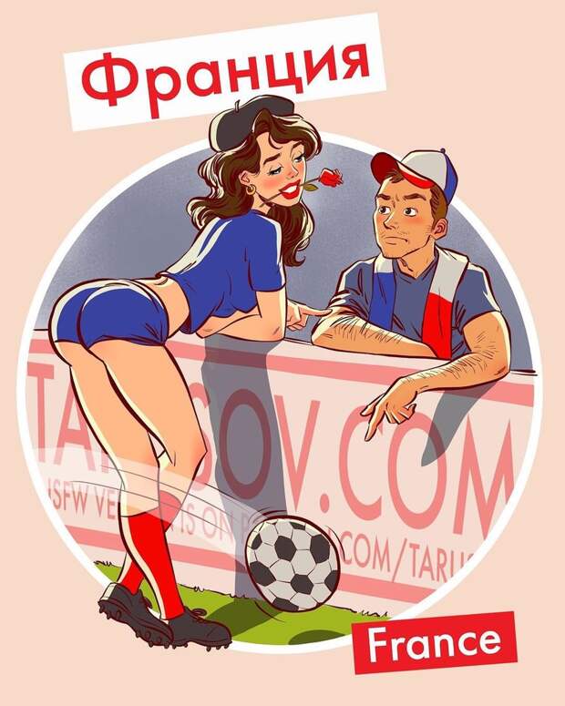 Пинап-календарь с горячими футболистками