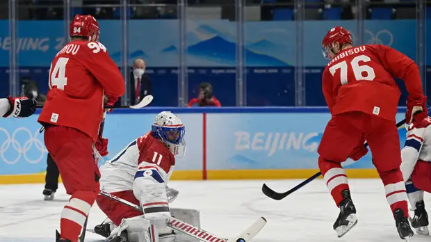 Сборные России и Чехии обменялись шайбами за 36 секунд