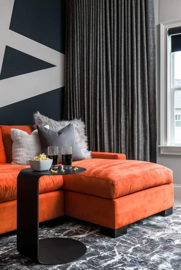 Жизнерадостный оранжевый: как продлить ощущение лета  в квартире 