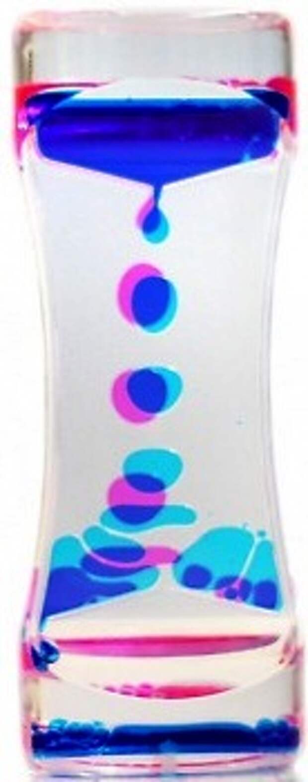 Аква-песочные часы с разноцветными пузырьками
