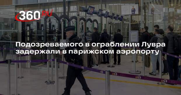 Подозреваемого в ограблении Лувра задержали в парижском аэропорту