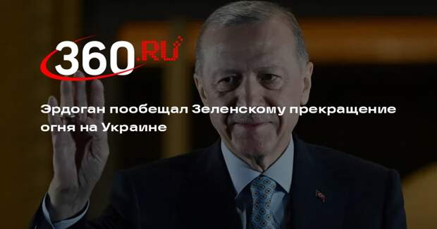 Эрдоган пообещал Зеленскому прекращение огня на Украине