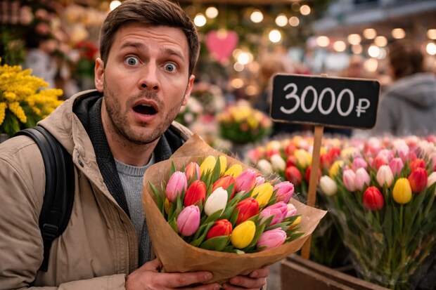 Почему перед 8 Марта дорожают цветы и кто на этом зарабатывает
