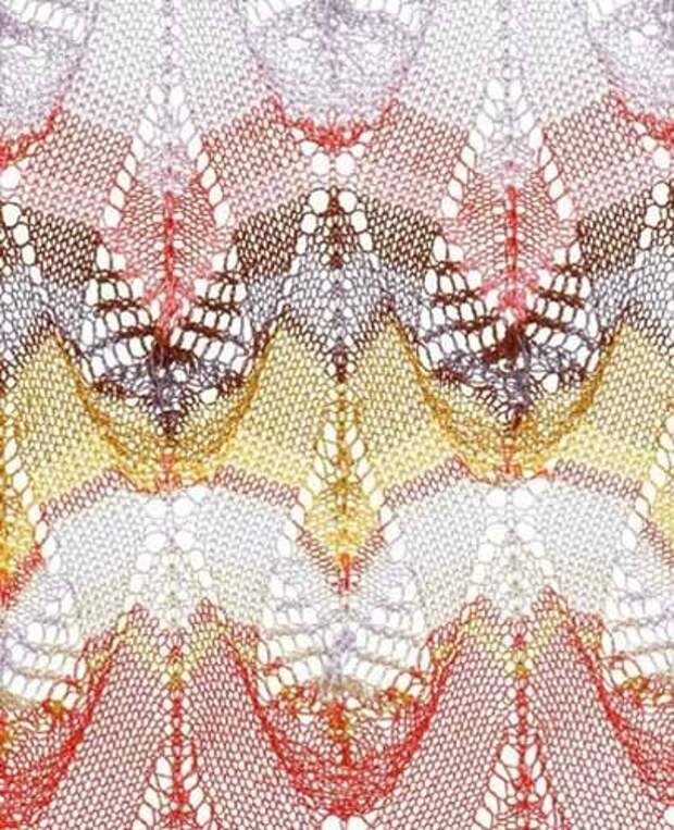 Два очень интересных узора спицами