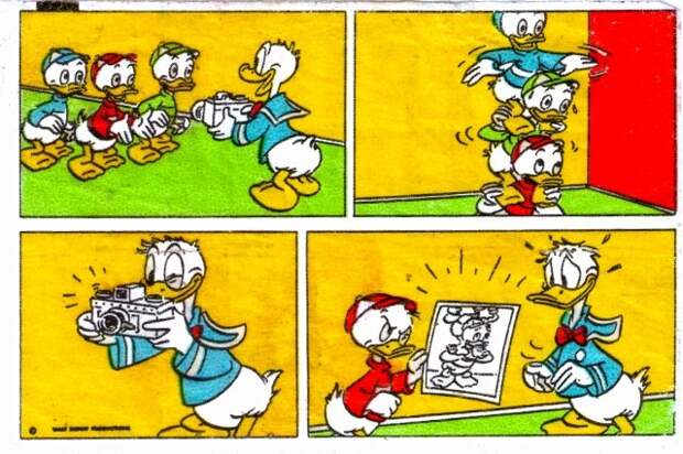 Коллекция вкладышей жевательной резинки Donald