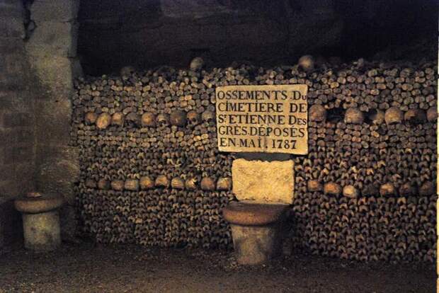 Таблички и указатели Подземные сооружения, захоронение, катакомбы, кладбище, париж, подземные ходы, череп, черепа