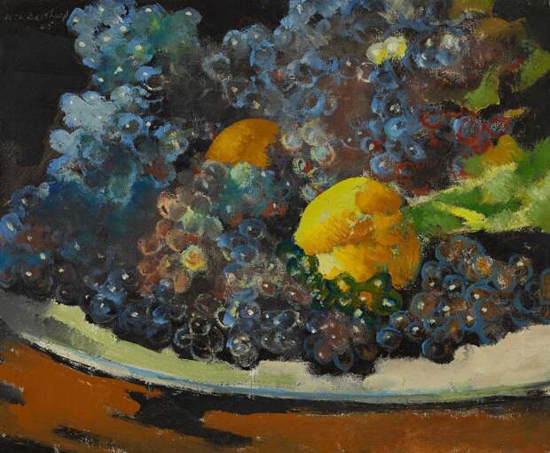 1945_Синий виноград и лимон (Raisin bleu et Citron)_37.5 х 46_х.,м._Частное собрание.jpg 1945_Синий виноград и лимон (Raisin bleu et Citron)_37.5 х 46_х.,м._Частное собрание.jpg