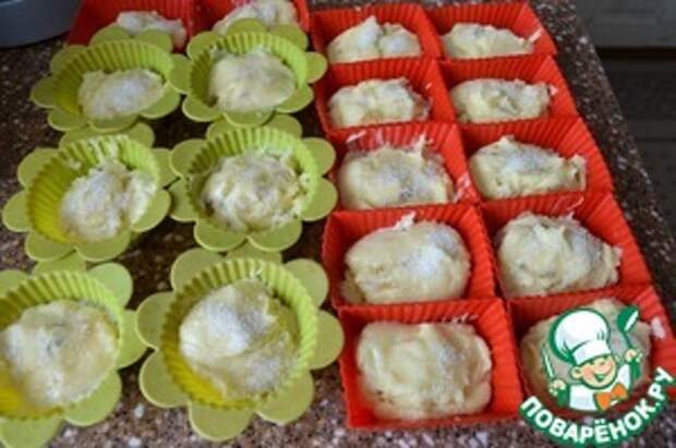 Кексы с сахарной шапочкой Сахар