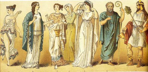 одежда древней греции