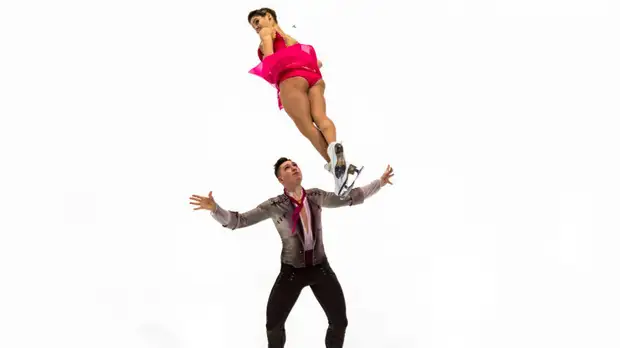 Опубликовано видео рекордного проката короткой программы Мишиной и Галлямова