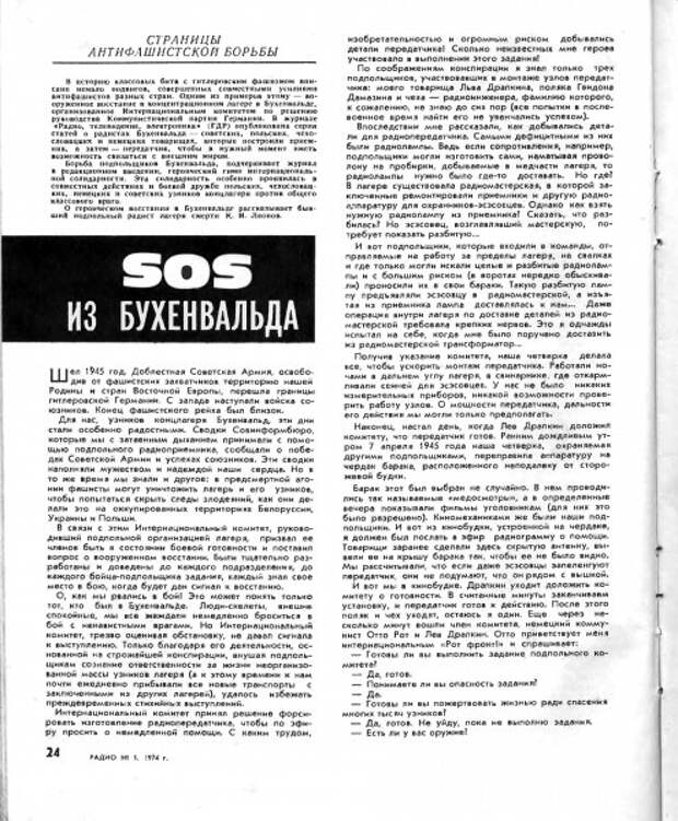 Уроки Истории: SOS из Бухенвальда...