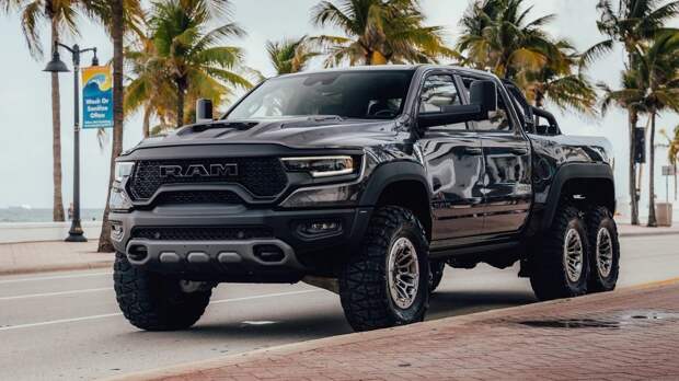 Дикий Ram 1500 TRX 6x6 Warlord, готовый к апокалипсису