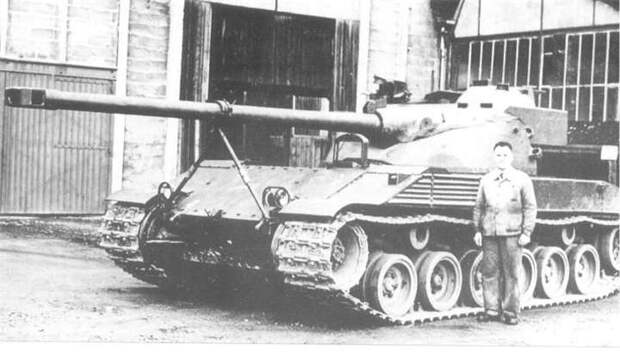 Batignolles-Chatillon Char 25T – танк с качающейся башней