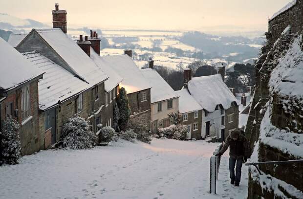 Снежная зима в Великобритании