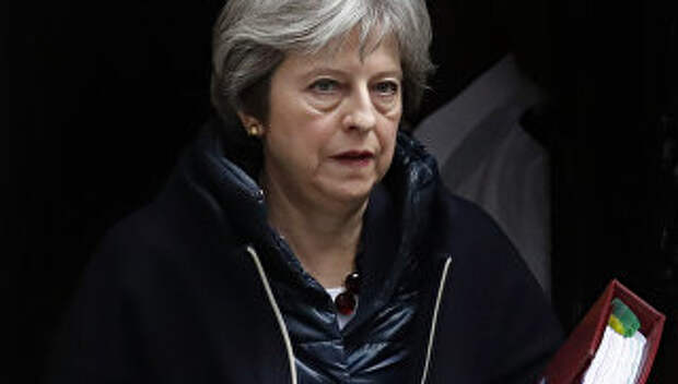 Премьер-министр Великобритании Тереза Мэй перед еженедельной сессией Совета министров в парламенте в Лондоне. 14 марта 2018