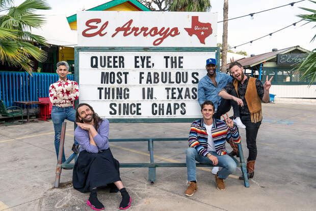 Tan France, Jonathan Van Ness, Antoni Porowski, Bobby Berk, and Karamo Brown, Queer Eye | Photo Credits: Netflix