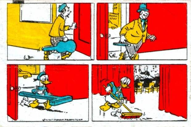 Коллекция вкладышей жевательной резинки Donald