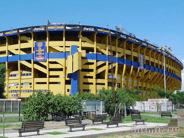 Стадион Бомбонера в Ла-Бока