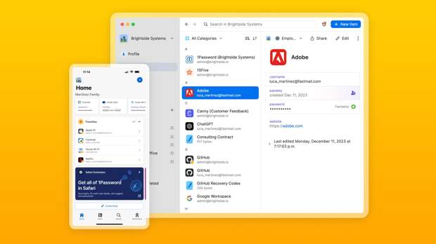 Менеджер паролей 1Password научился распознавать фишинговые сайты
