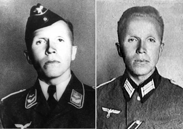 Фотографии Николая Кузнецова в немецкой форме. Сначала его хотели сделать офицером люфтваффе, но позже «перевели» в пехоту.