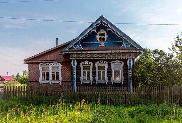 Красота русских наличников