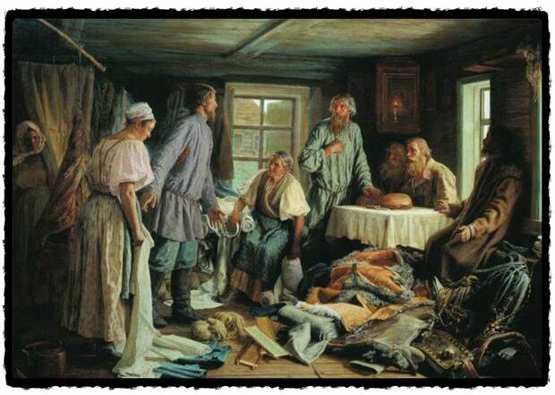 Художник В.М. Максимов, "Семейный раздел"
